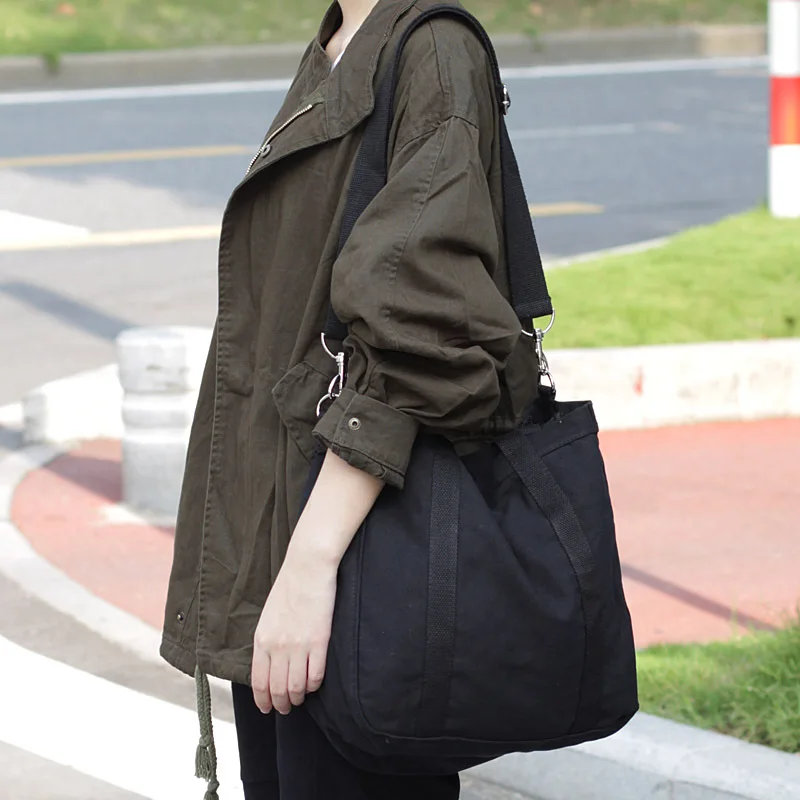 Холщовые сумочки однотонная Повседневная Вместительная женская сумка для мам