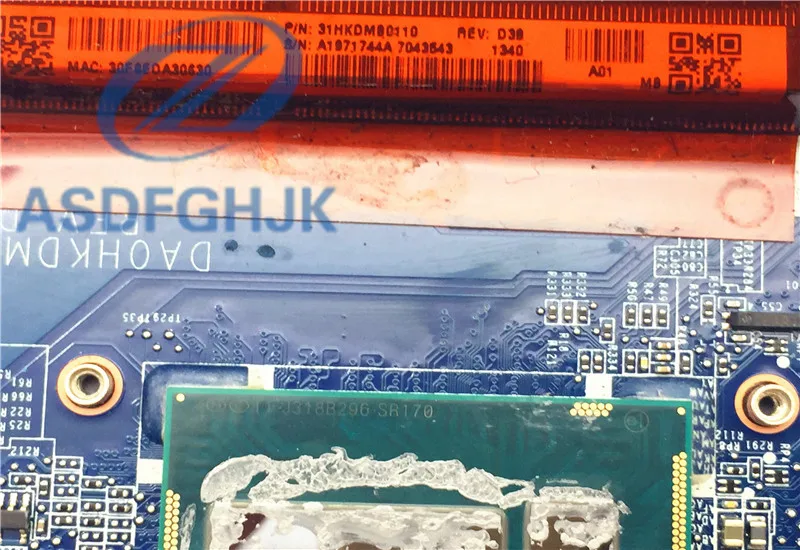 Материнская плата для ноутбука Sony Vaio SVF15 материнская серии svf153 A1971744A DA0HKDMB6D0 DDR3L не