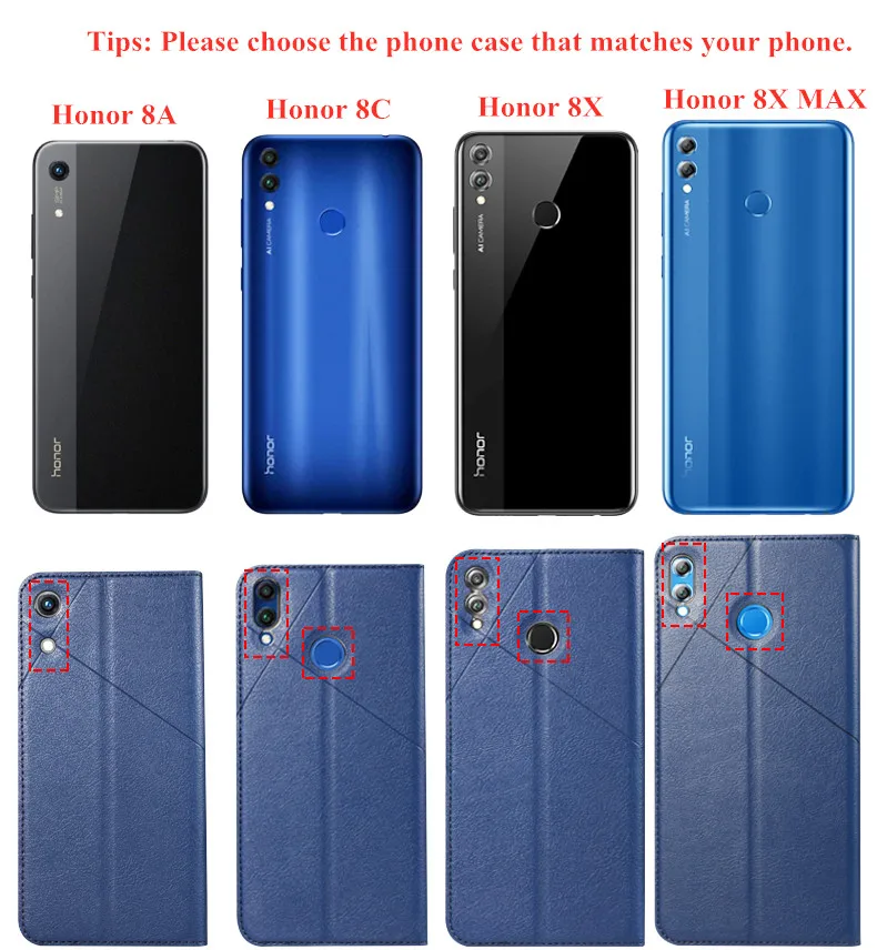 Huawei honor 8x 8c 8a чехол из искусственной кожи Бизнес Серия Флип Чехол подставка чехол для huawei honor 8x 8c 8a 8x max Чехол#0918