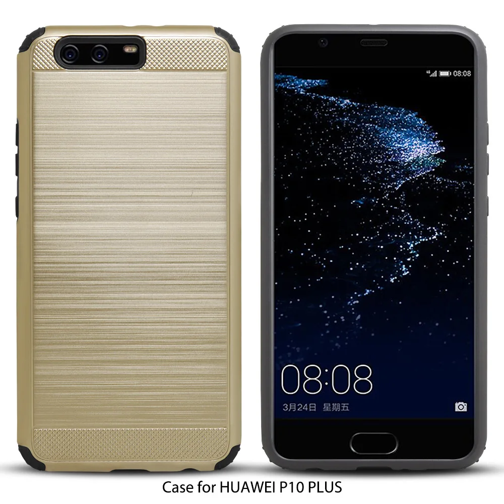 Для Huawei P10 плюс силиконовый чехол TPU + PC Обложка для Ascend Капа Coque протектор