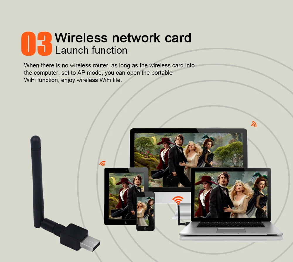 500 шт./лот 150 Мбит/с беспроводной Mini-USB WiFi адаптер сетевой адаптер LAN Карта 802.11n/g/b антенны Wi-Fi 2DB антенна MT7601 RT5370