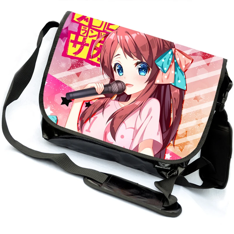 

Zombieland Saga Cartoon Anime Messenger USB Charge Shoulder Bag Students Travel Schoolbag Canvas Schoo Bags Satchels