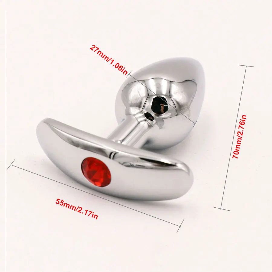 Из нержавеющей стали анальные пробки шарик простаты массажер ювелирные изделия