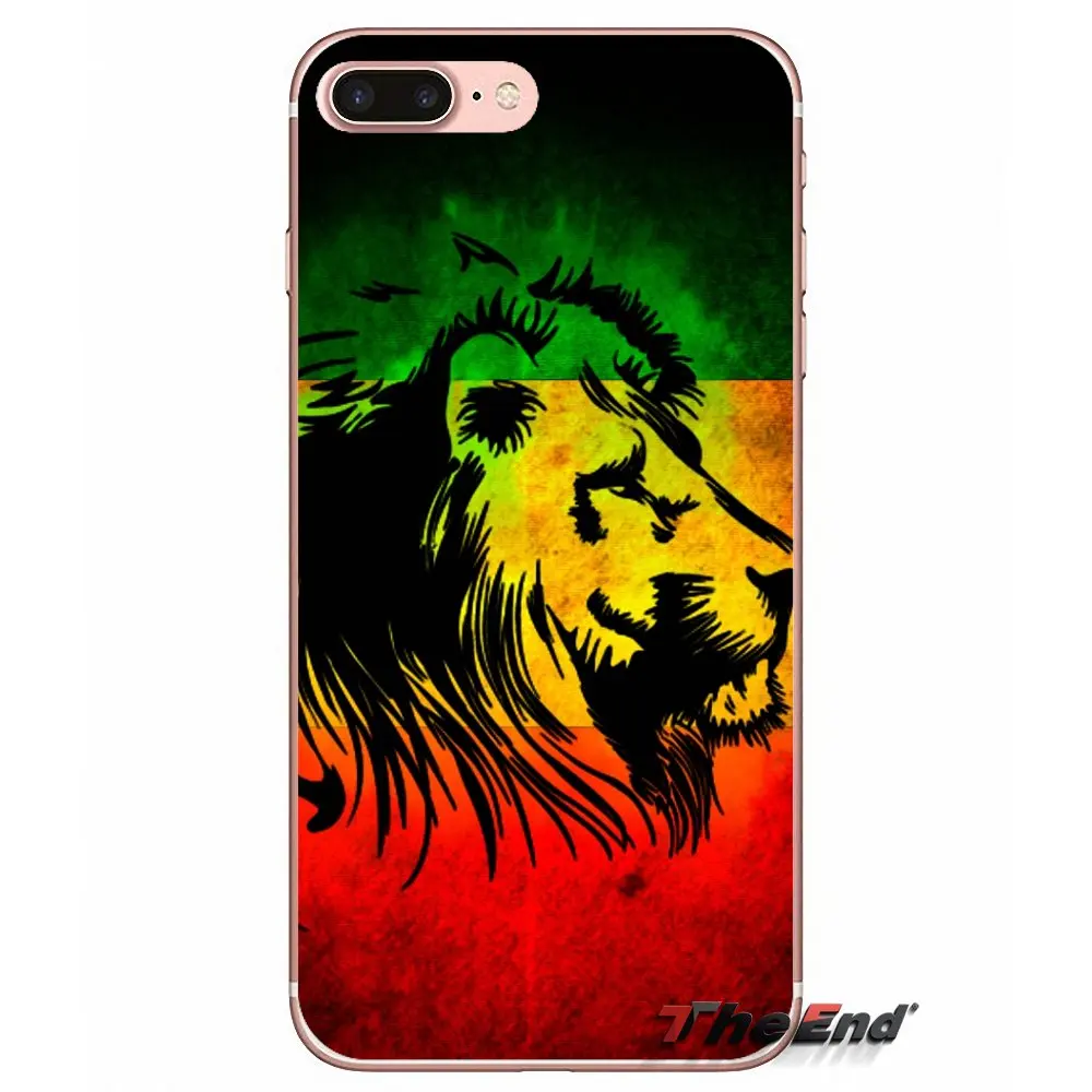 Для Apple iPhone X 4 4S 5 5S SE 5C 6 6S 7 8 Plus 6Plus 7plus 8plus Fundas Coque bob marley rasta lion reggae силиконовый чехол |