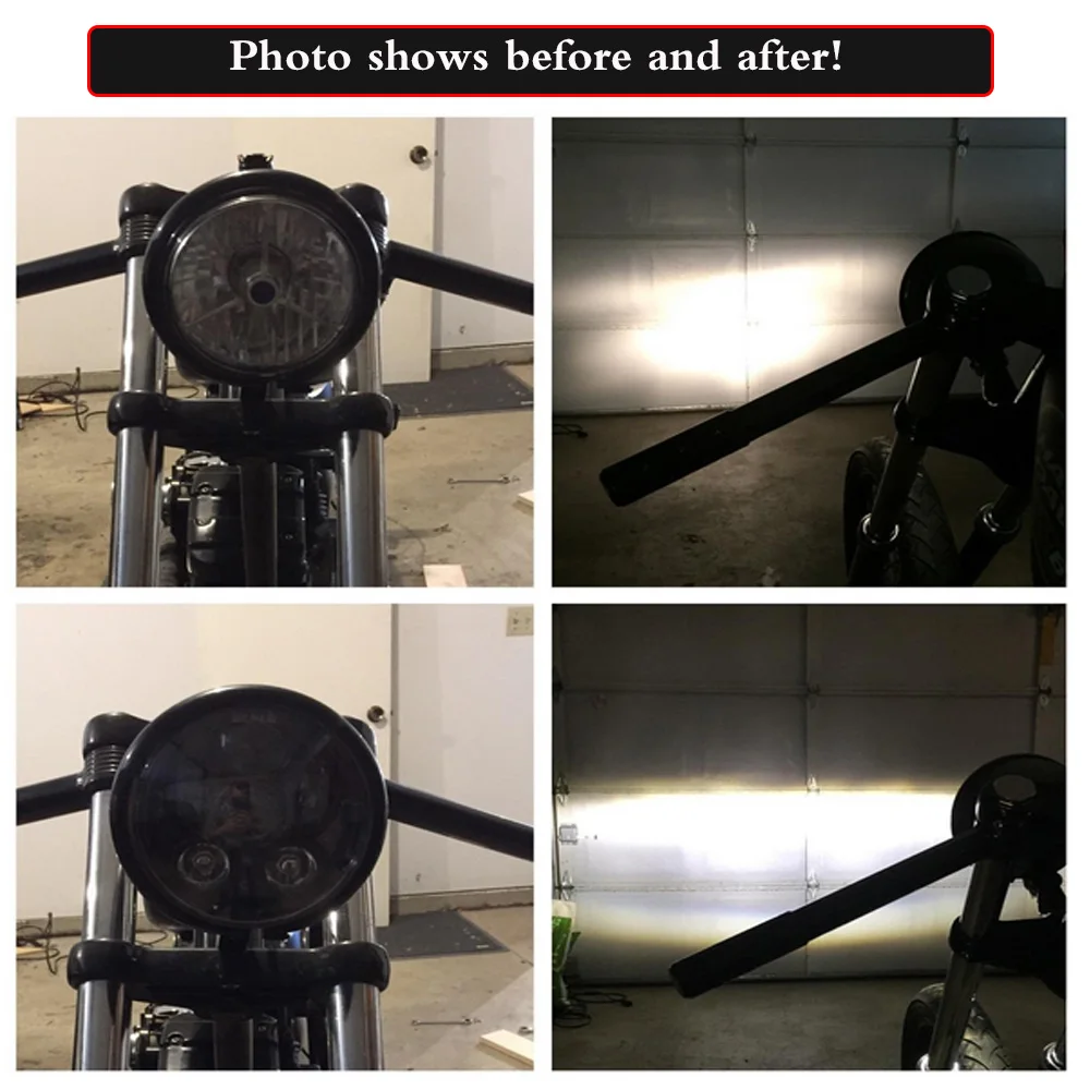 1 шт 5 3/4 &quot5 75 дюймов светодиодный фара для Harley Davidson 883 sportster тройной low rider