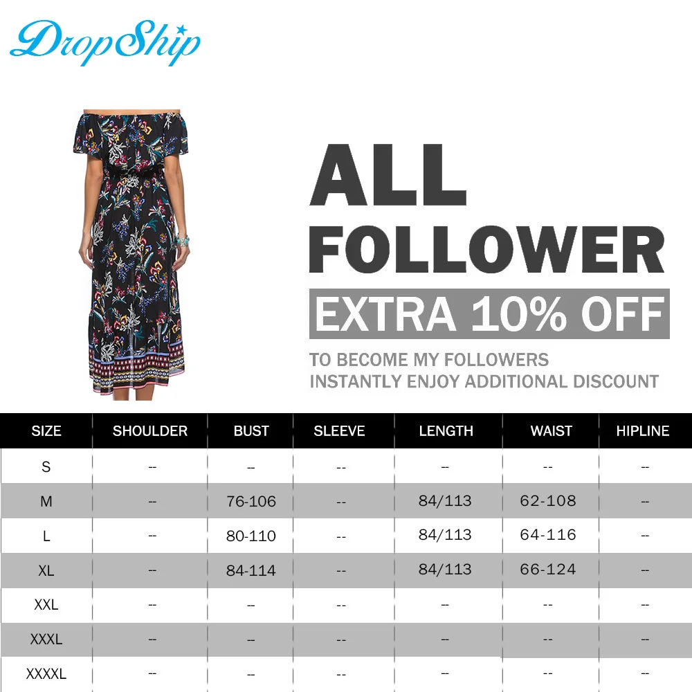 Женские летние длинные Пляжные наряды Boho дамы Новый стиль Мода Многоцветный Slash