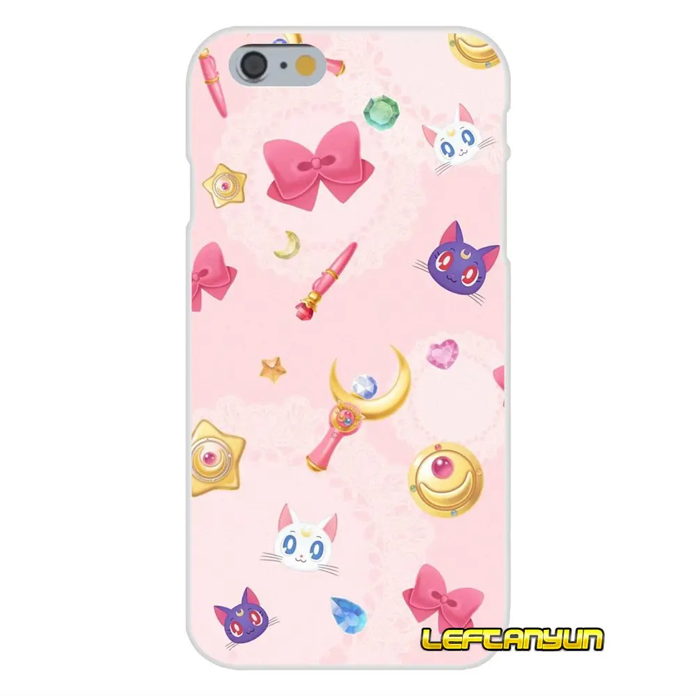 Аниме Сейлор Мун lune cat Тонкий силиконовый чехол для телефона Motorola Moto G LG Spirit G2 G3