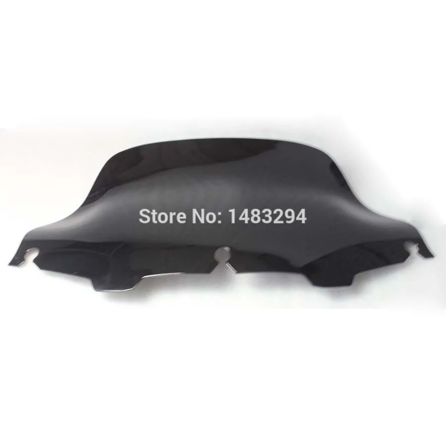 Хромированная шлицевая накладка летучая мышь + черное волнистое ветровое стекло