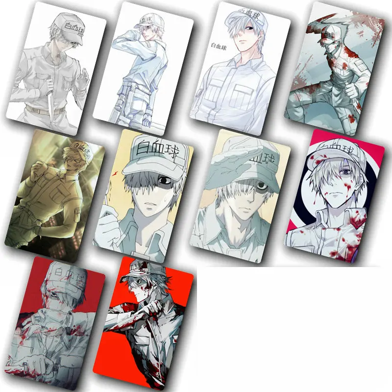 70 шт./лот аниме Hataraku Saibou карта общественного транспорта банковская карта клейкая наклейка DIY водонепроницаемый мультфильм декоративные хрустальные наклейки s