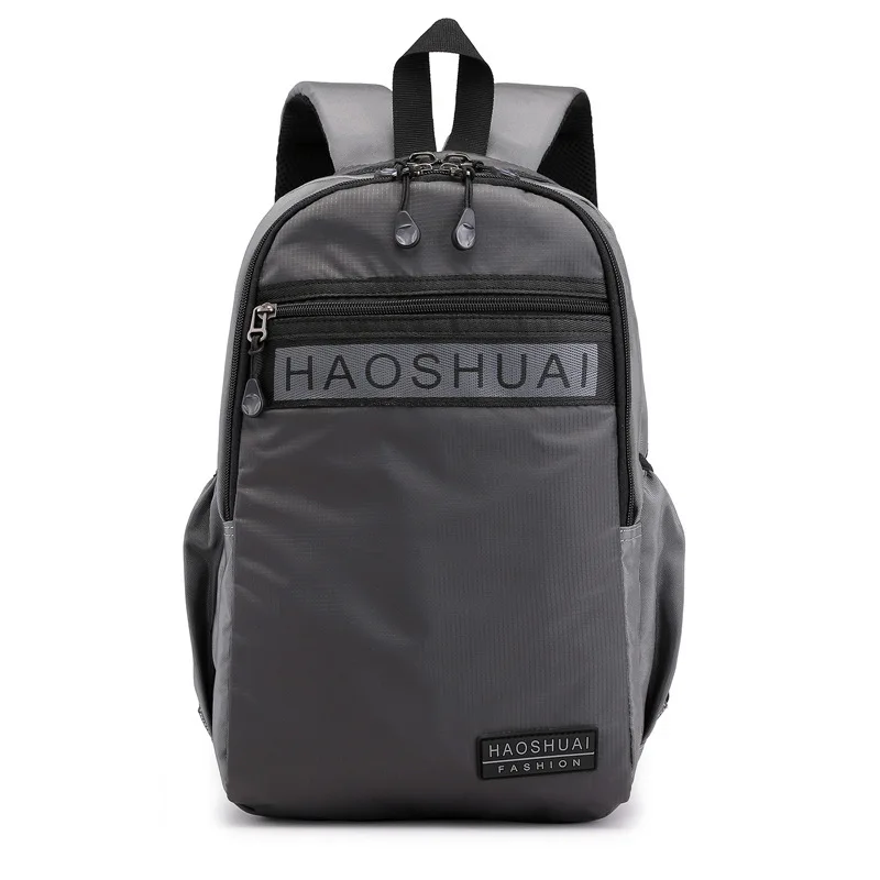 

2019 Both Shoulders Package Man Backpack Will Capacity Leisure Time Business Trip Package Computer Package Student A Bag