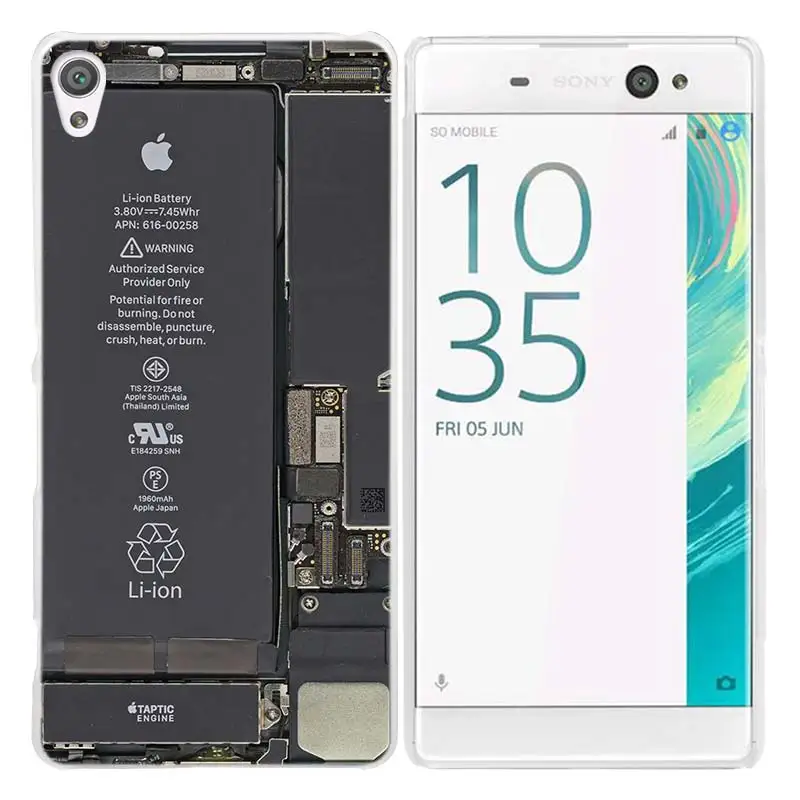 01 Винтажный чехол для sony Xperia XA XA1 X XZ Z5 Z1 Z2 Z3 M4 Aqua M5 E4 E5, жесткий пластиковый прозрачный чехол, модная видеолента Gameboy - Цвет: 01