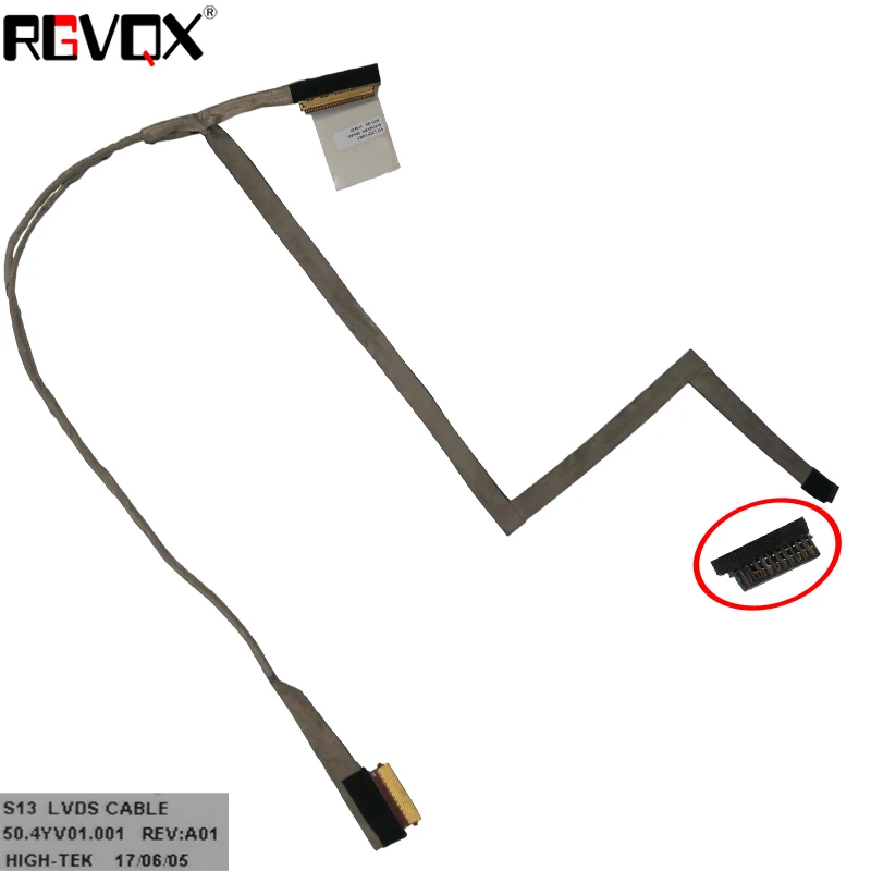 Новый кабель для ноутбука HP probook 430 435 455 G1 PN:50.4YV01.001 Ремонтный светодиодный LVDS|laptop