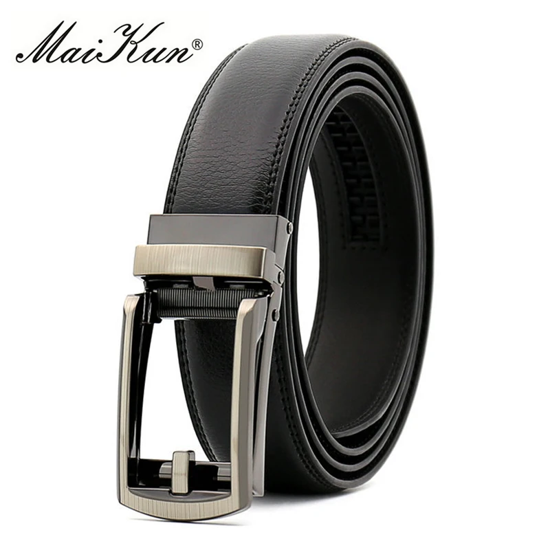 Maikun Belts for Men Belt Brand Designer belt Cowskin Leather Vintage Style Belts for Business