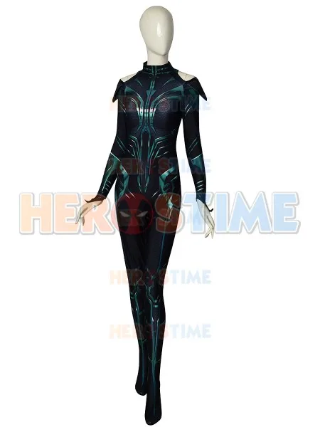 Thor Ragnarok Hela костюм для костюмированной вечеринки на Хэллоуин супергерой зентай