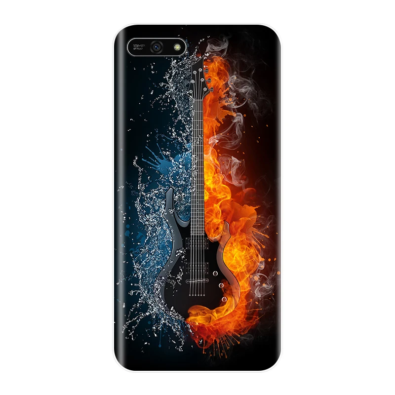 Чехол для телефона Huawei Y6 Y7 Y9 Prime 2018 Мягкая силиконовая задняя крышка из ТПУ с
