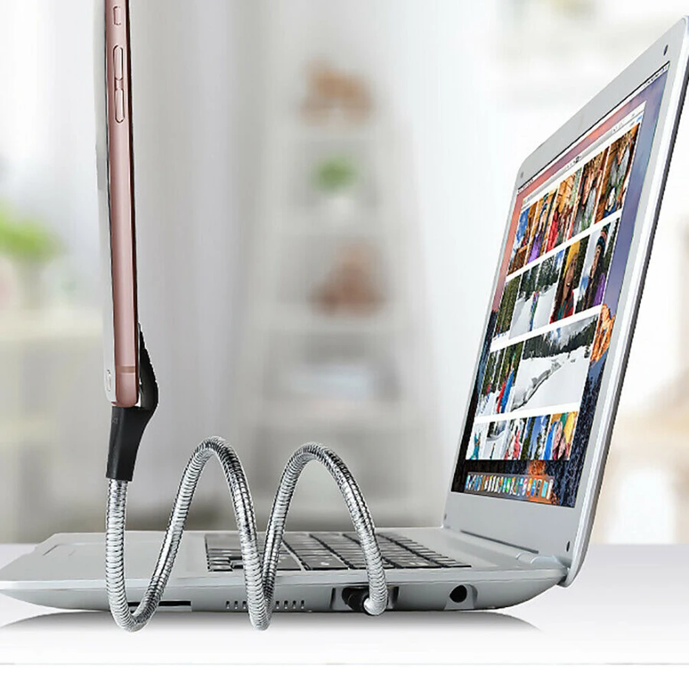 Гибкий держатель для телефона USB зарядный кабель типа C кронштейн передачи данных