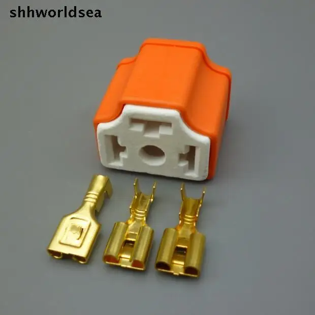 Shhworldsea 3 контакта 7 8 мм стандартный керамический разъем для лампы автомобильный