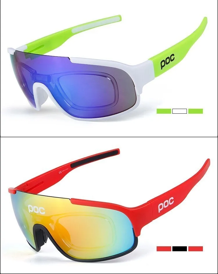 Мужские и женские спортивные очки POC, солнцезащитные очки Oculos Occhiali Ciclismo, солнцезащитные очки для рыбалки