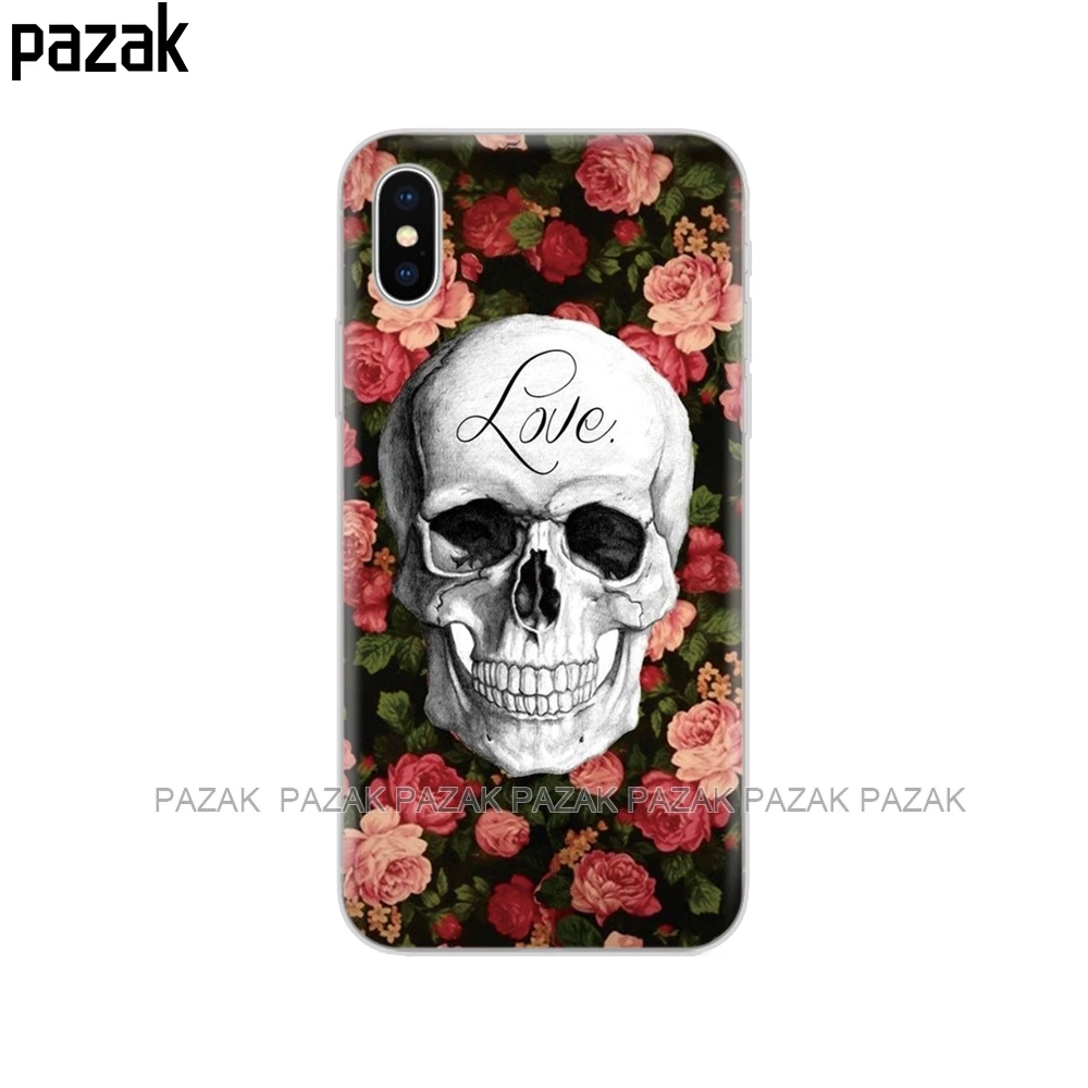 34358 Силиконовый чехол для телефона для iphone X XS XR чехол s для iphone xs max coque etui бампер задняя крышка Полный 360 Защитный Мягкий ТПУ - Цвет: 34358