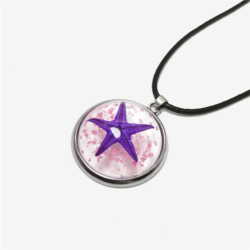 Netural Starfish ручной работы светящийся хрустальный шар Chic светится в темноте цепочки
