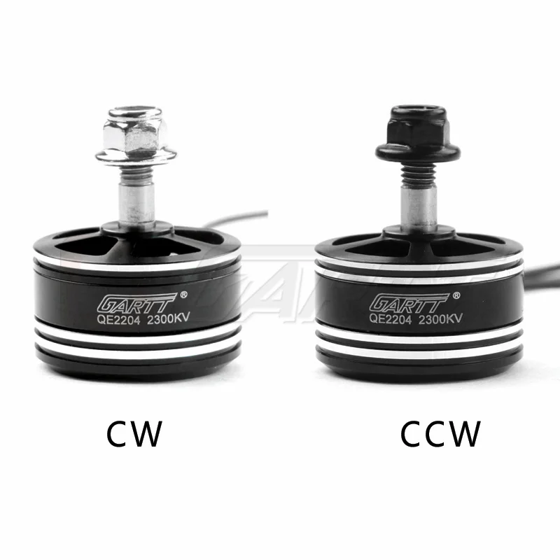 4 X GARTT QE 2204 2300KV бесщеточный гоночный мотор 2CW 2CCW для QAV FPV RC 210 250 300 Квадрокоптер