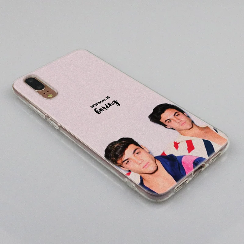 Лидер продаж мягкий силиконовый чехол Dolan Twins для Huawei P30 P20 P10 P9 P8 Lite 2017 Pro Mini P Smart 2019