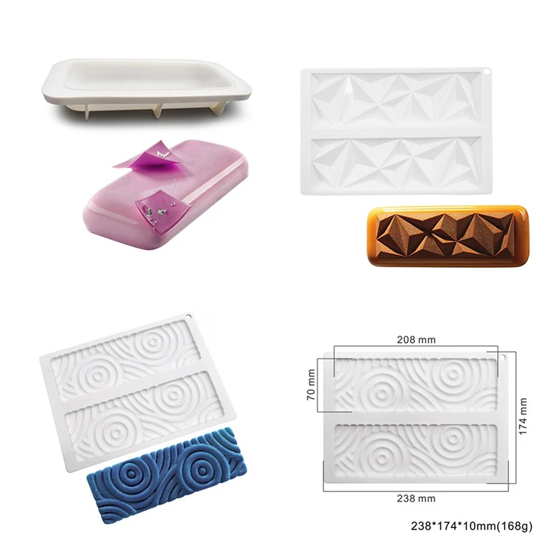 Силиконовая форма сделай сам для торта мусса десерта необычная инструмент