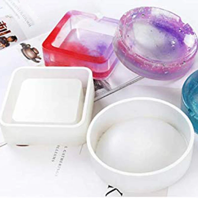 Silicone Resin Kits Jewelry Casting Moulds Tools For Epoxy Making Ashtray And Pen Holder Home Decoration Mould D | Украшения и