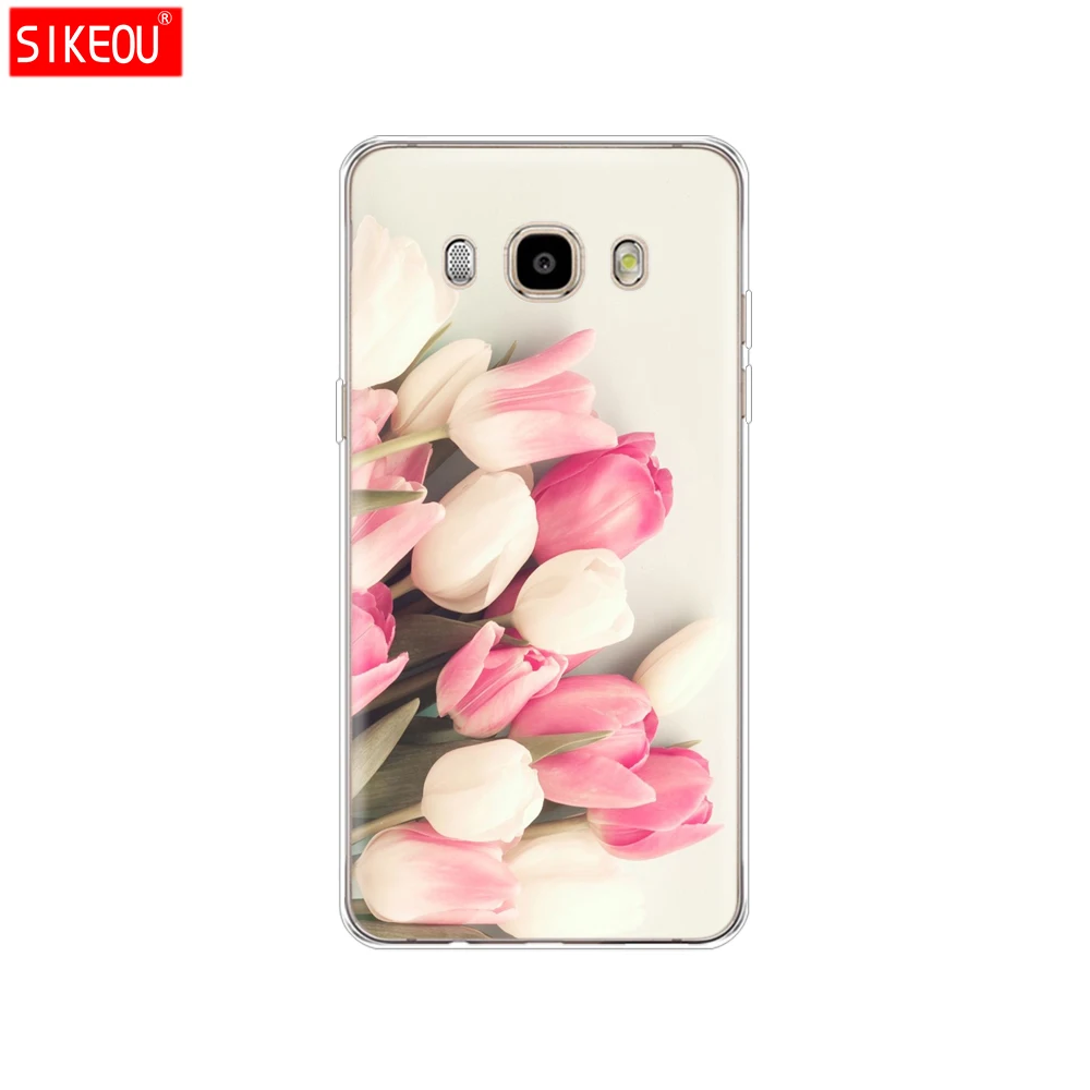 12067 Мягкий ТПУ силиконовый чехол для samsung Galaxy J7 чехол J710 J710F чехол для samsung J7 чехол в виде кошки цветка - Цвет: 12067