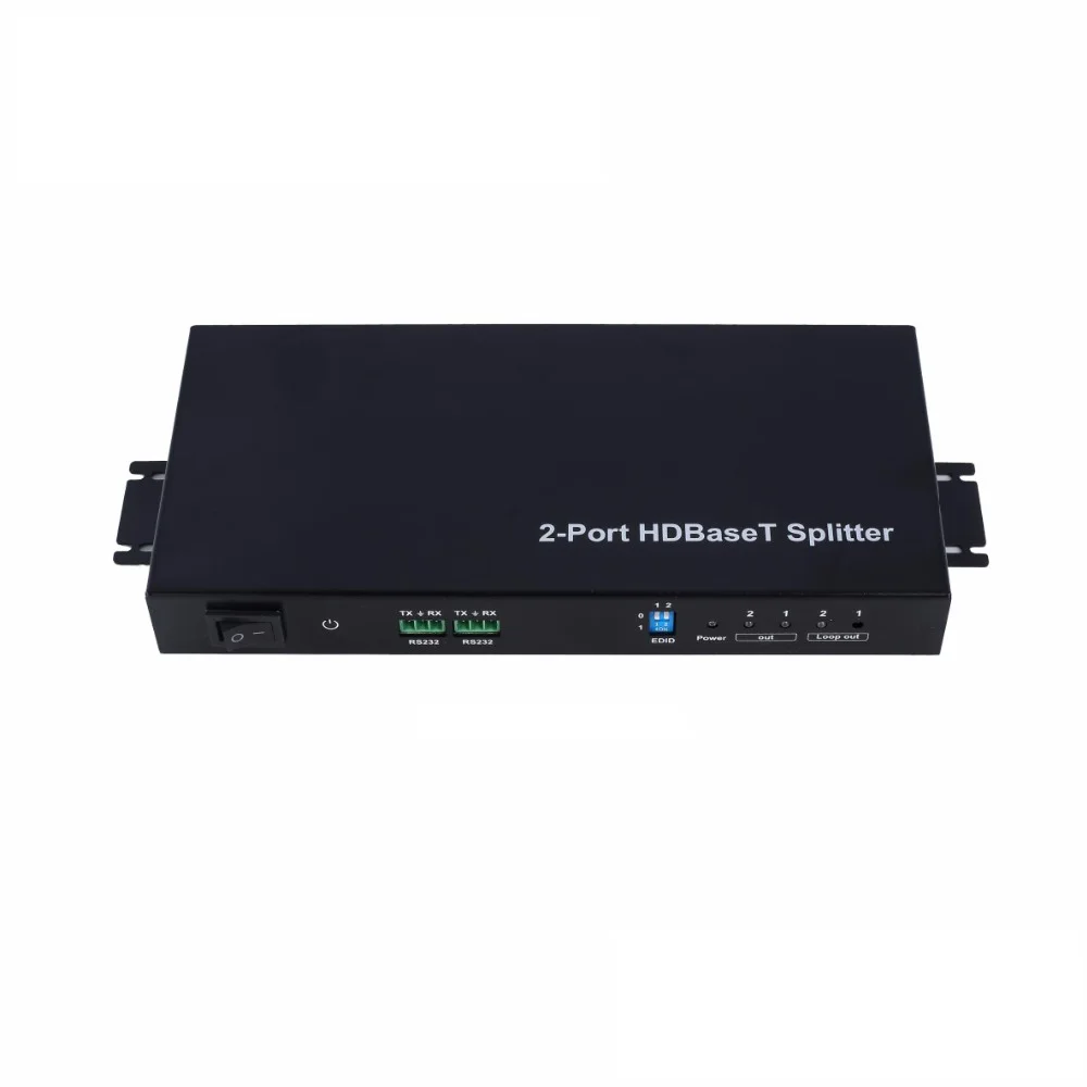 PUZHIJIE 4K Φ поддерживает POC RS232 100M Pass through 1x2 распределитель HDBaseT extender over cat5e/6 cable|Кабели