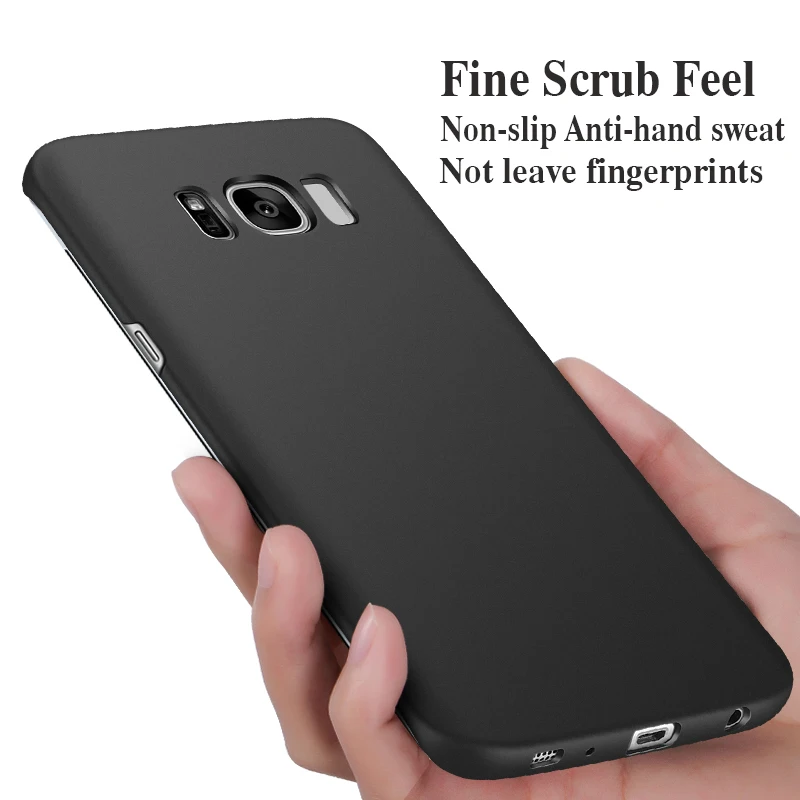For Samsung Galaxy S7 edge Case for S8 Plus Cover Note 8 Phone Shell All Model JCDA Brand Matte Hard PC Fashion Men Women |