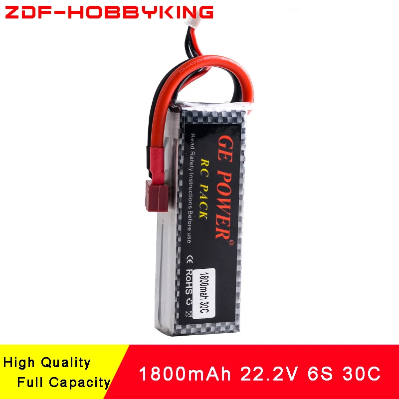 Аккумулятор 22 2 в 1800 мАч 30C Max 60C Lipo для вертолета ALZRC Devil 380 480 RC|Детали и аксессуары| |