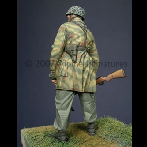 1/35 десантник с 2 различными головками набор из смолы солдат GK военная тема