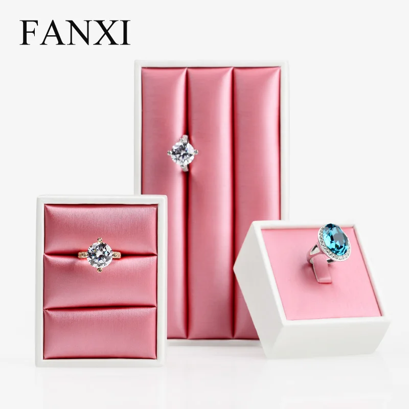 Подставка для ювелирных изделий FANXI розово-красная демонстрационная стойка