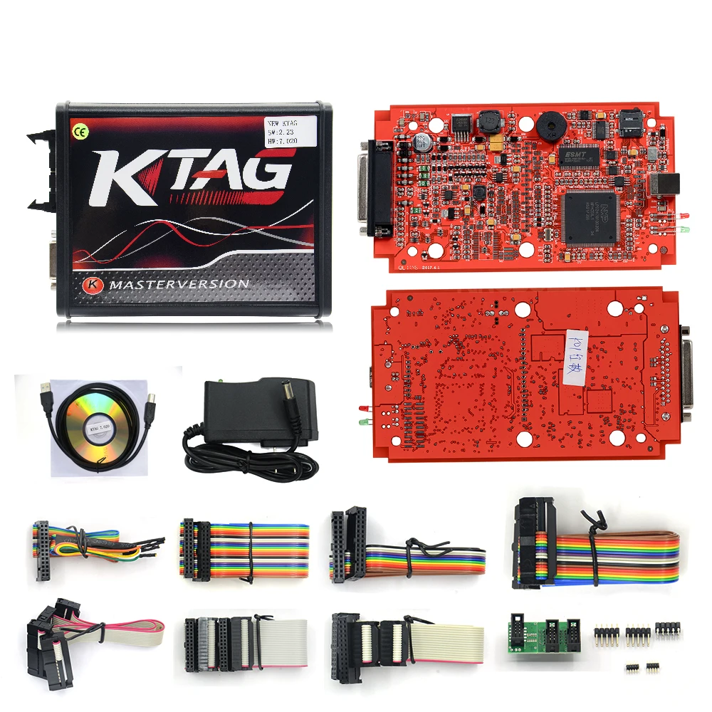 2020 диагностический инструмент сканирования ЕС красный Kess V5.017 ECU KM инструменты V2.47