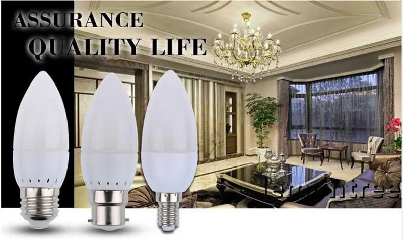 

LED Bulb E14 220V LED Candle Light 2835 10leds Chandelier Candle Lighting for chandelier pendant lights Home Decoration X 10pcs