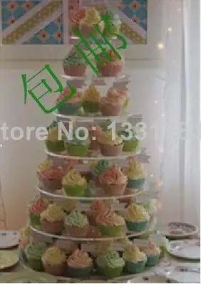 Слой 7 Свадебные украшения полка отель свадьба шампанское стол круглая