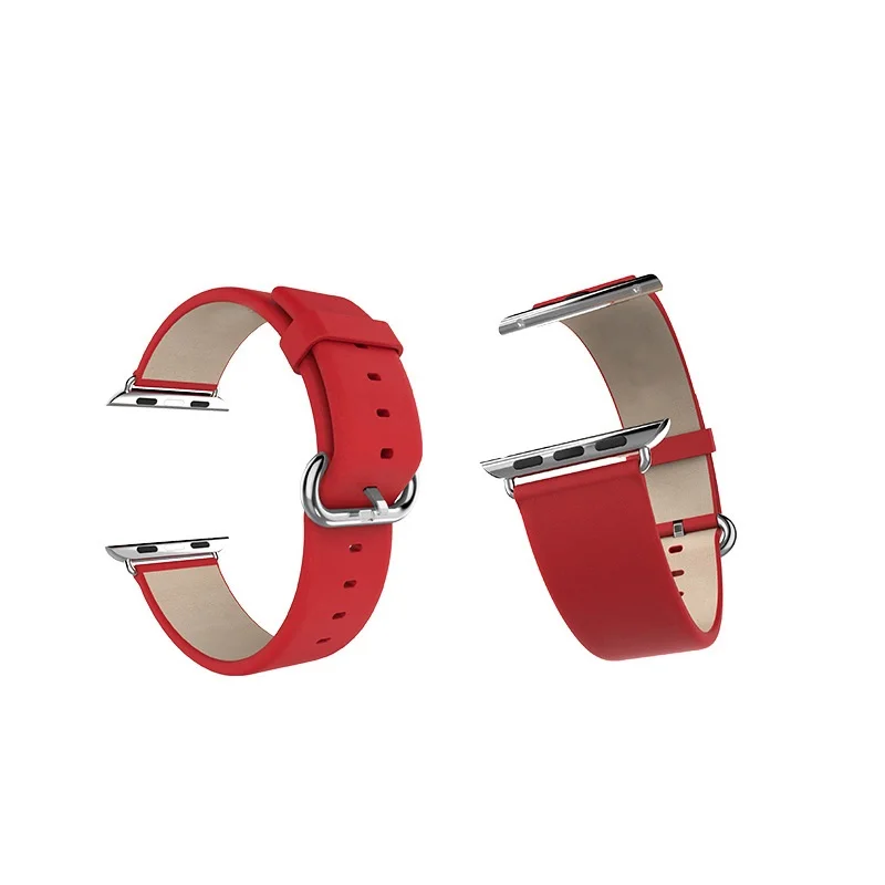 Ремешок для Apple Watch 42 мм/38 мм женский браслет с адаптером из натуральной кожи теленка серии 2 и 1.