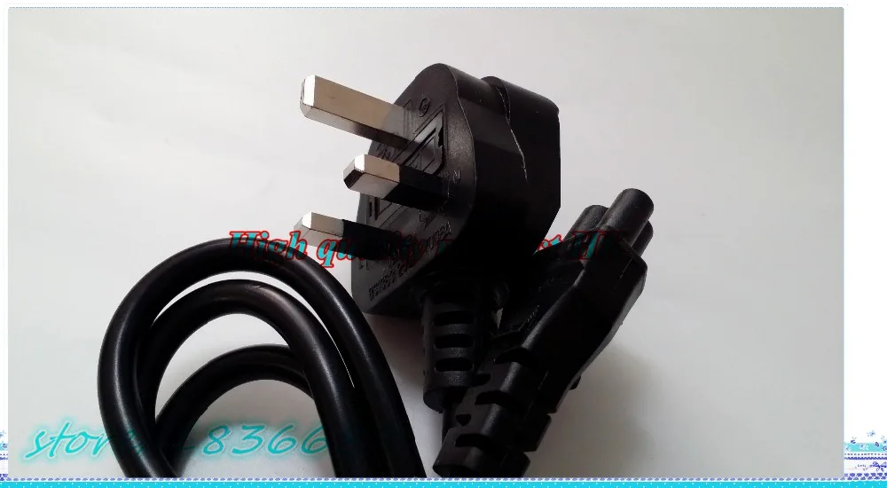 3 зубец штепсельная вилка Великобритании 1 2 метра 4 фута силовая линия контактный