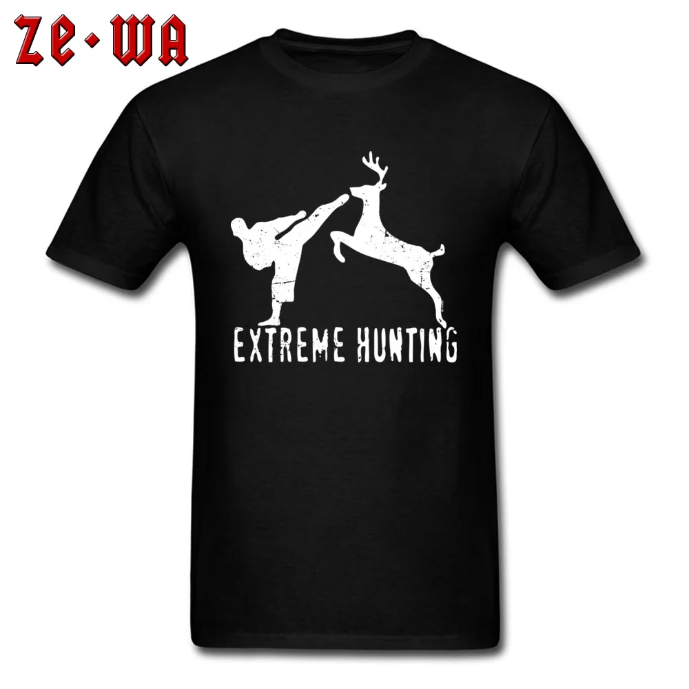 Customized Shirt Women Men Extreme Hunting Elk Animal Type Tshirt Natural Organic Cotton Fashion Tee Shirt Homme 16 Colors