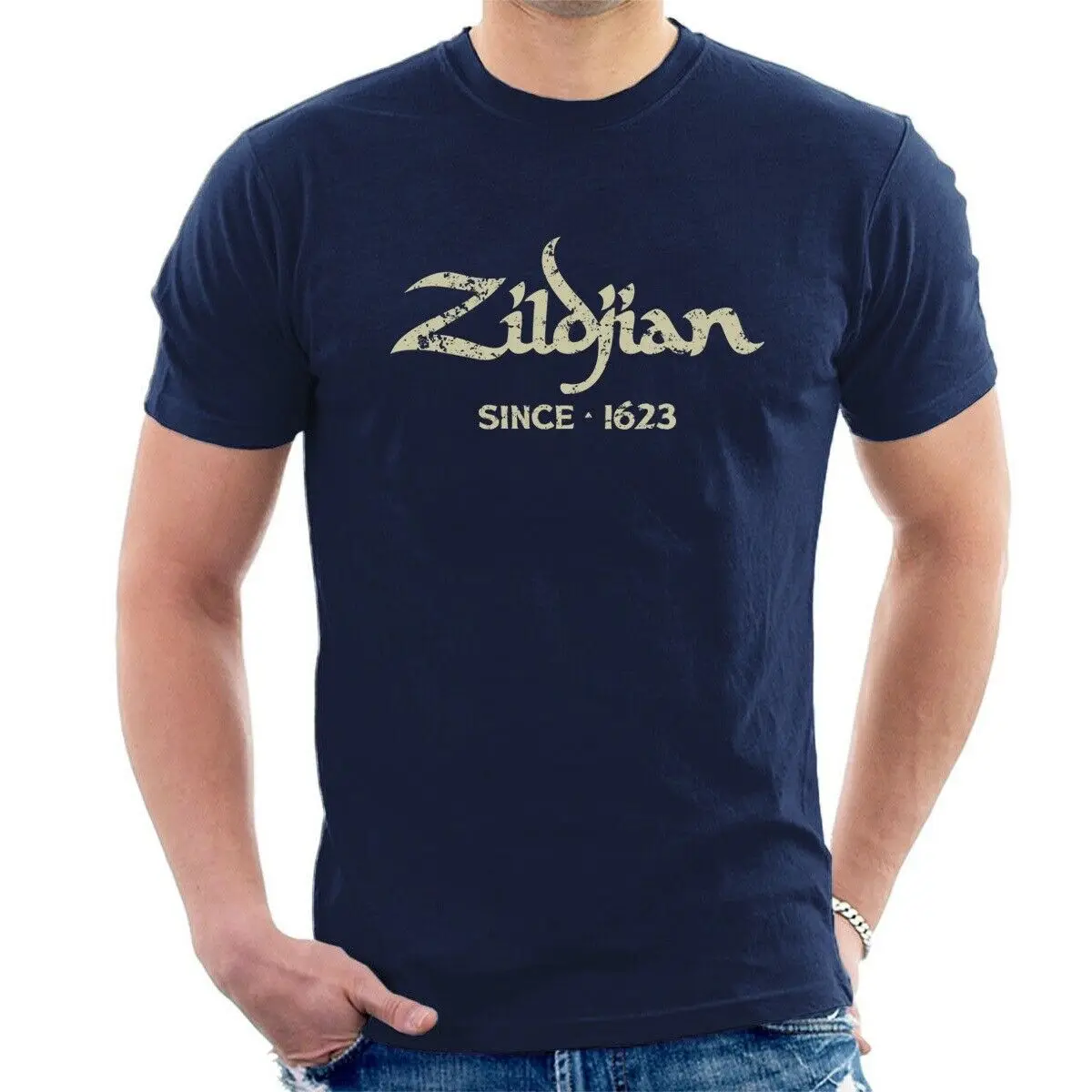 ZILDJIAN футболка с 1623 cymbals барабанщик все размеры S31 Летняя мужская модная 100% хлопок