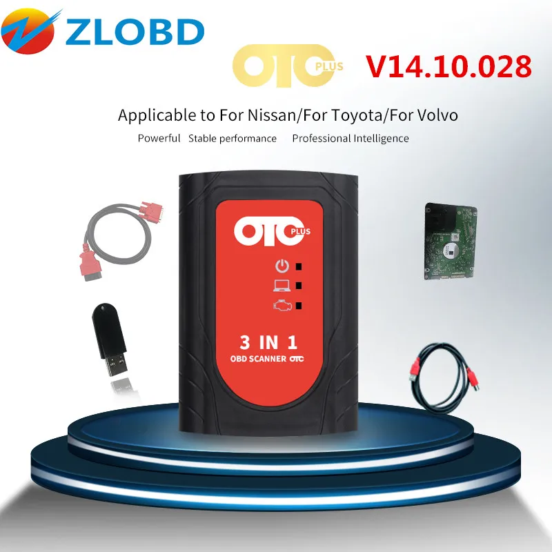 OTC Plus OTC плюс 3 в 1 GTS TIS3 OTC сканер forToyoya IT3 V14.30.023 Global techstream для Toyota OTC Plus Nissan consult volvo dice - Цвет: OTC Plus