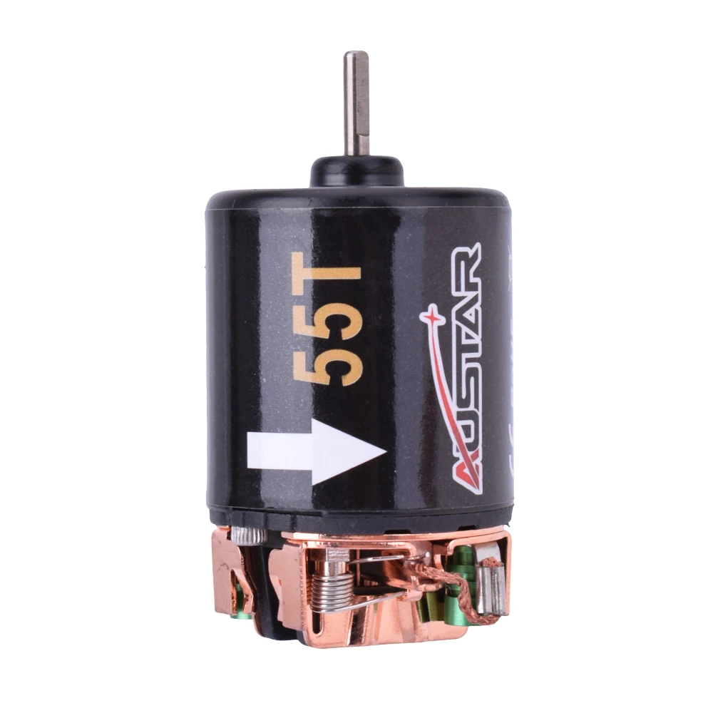 AUSTAR RS 540 55T 3 17 мм модифицированный щеточный двигатель для 1/10 Axial SCX10 RC4WD D90