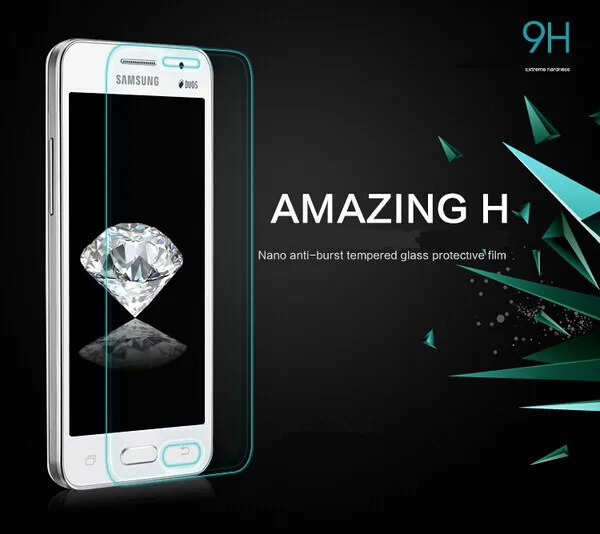 2 шт для стекла Samsung Galaxy Core защита экрана закаленное стекло G355H пленка WolfRule |