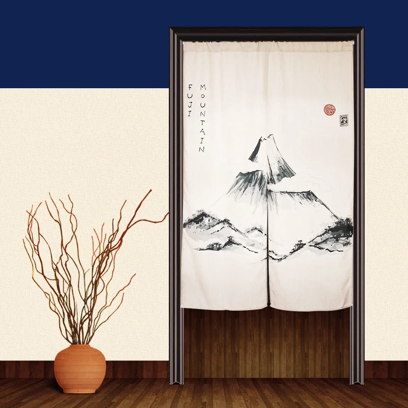 Mt. Fuji печатает декоративные двери занавески японский стиль половина для