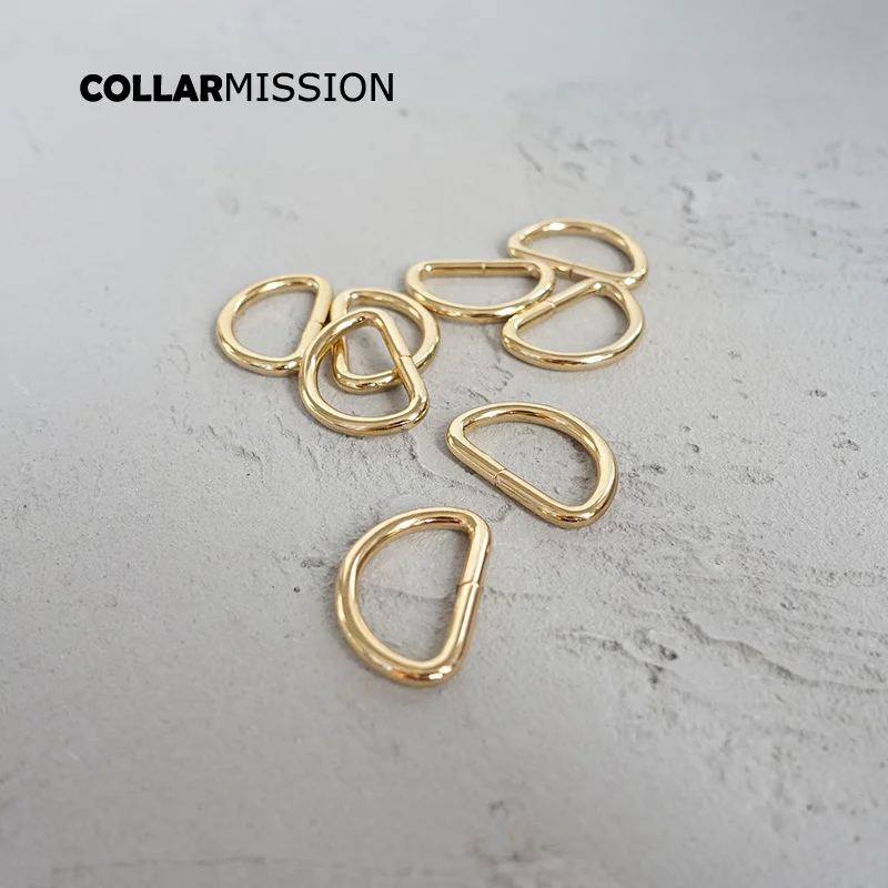 Экологичная d-образная Пряжка для собачьего воротника сделай сам полукруглая 25