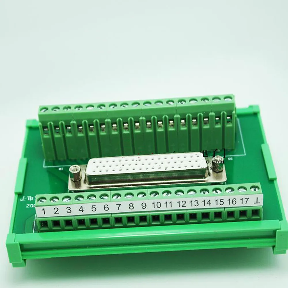 DB50 гнездовой разъем Клеммная колодка разрывная плата адаптер кабельная Клемма