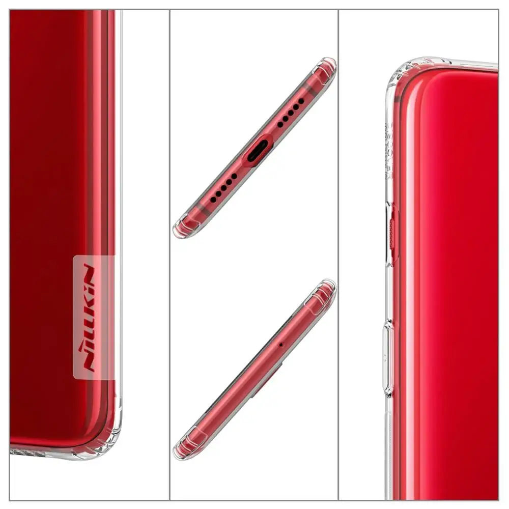Силиконовый чехол Nillkin для Oneplus 7 6 41 дюйма прозрачный силиконовый из ТПУ 360