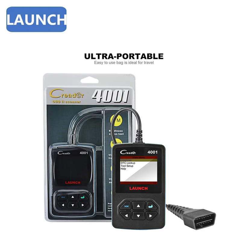 Оригинальный Запуск DIY CReader 4001 OBDII/EOBD автоматический диагностический инструмент