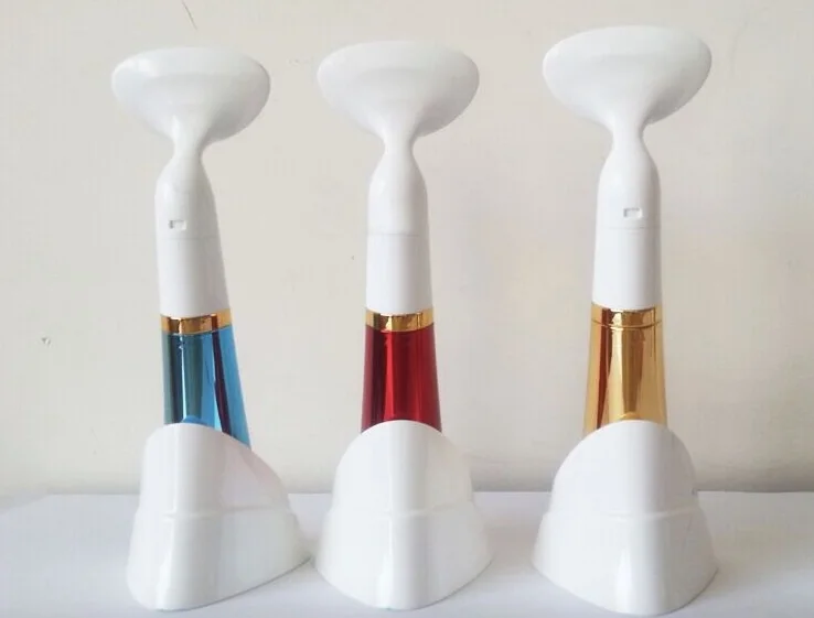 Electric Washing Face Cleaning Brush Pore Sonic Ultrasonic Facial Cleanser With stonge Battery Operation | Красота и здоровье